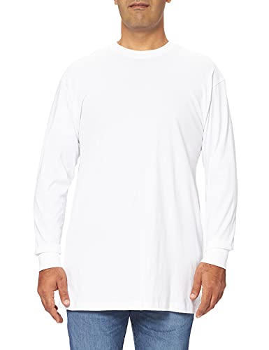 Urban Classics Herren Tall Tee L/S T-Shirt, per Pack Weiß (White 00220), XXXX-Large (Herstellergröße: 4XL) von Urban Classics