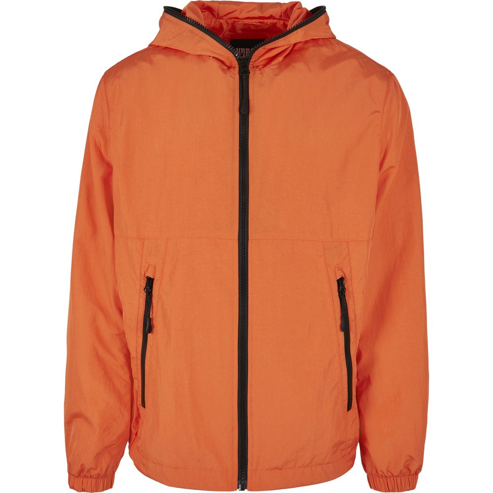 Urban Classics Jacket Full Zip Nylon Crepe Orange M Mann von Urban Classics