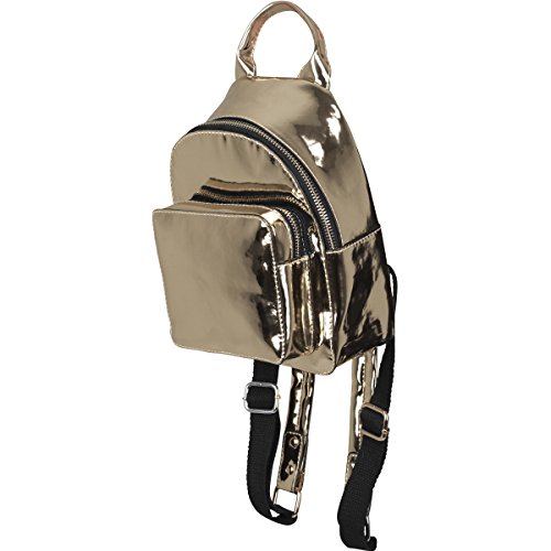 Urban Classics Mini Metallic Backpack Rucksack, 24 cm, 2, 5 L, Gold von Urban Classics