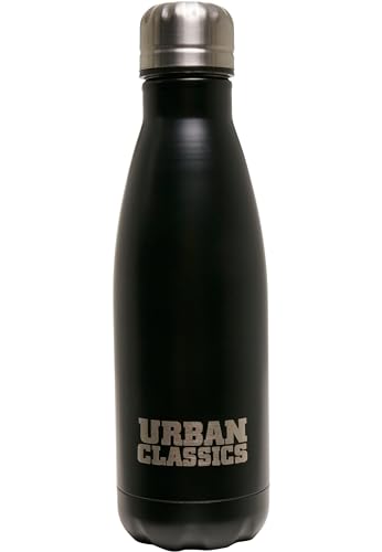 Urban Classics Unisex – Erwachsene Survival Bottle Trinkflasche, Black, one Size von Urban Classics