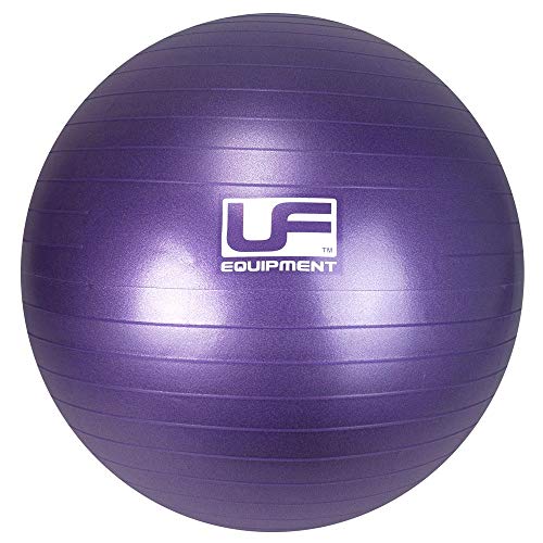 Urban Fitness K-REY-UFB01955 Unisex Gymnastikball, 500 kg Platzwiderstand, Violett, 55 cm, Schwarz von Urban Fitness