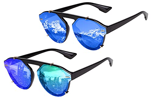 UrbanSky Sonnenbrille „David“ - 2er-Pack Sonnenbrille Herren (Cool) von UrbanSky