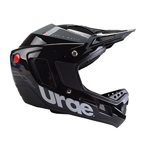 Urge Helm Down-o-Matic MTB Helm Unisex M Noir/Argent/Blanc von Urge
