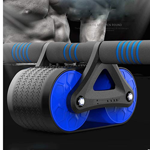 Bauchmuskel-Roller – Bauchtrainer mit extra dicker Kniepolstermatte – Body Fitness Krafttrainingsgerät, Rad-Gymnastikgerät von UsmAsk