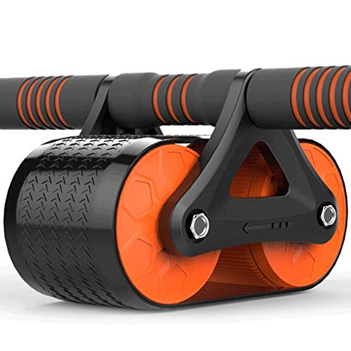 Bauchmuskel-Roller – Bauchtrainer mit extra dicker Kniepolstermatte – Body Fitness Krafttrainingsgerät, Rad-Gymnastikgerät von UsmAsk