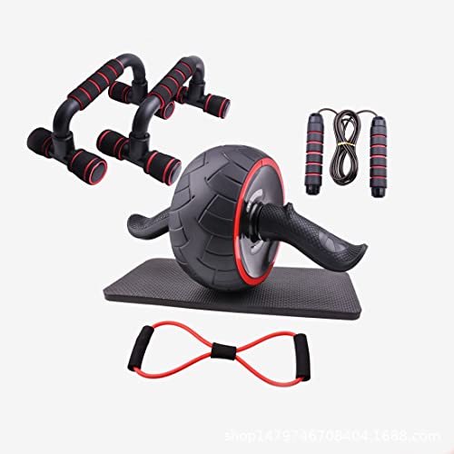 Power AB Wheel Roller Jump Rope Home Gym Bauchübungs-Workout-Ausrüstung für Bodybuilding Fitness Muscle Boxing Trainer von UsmAsk