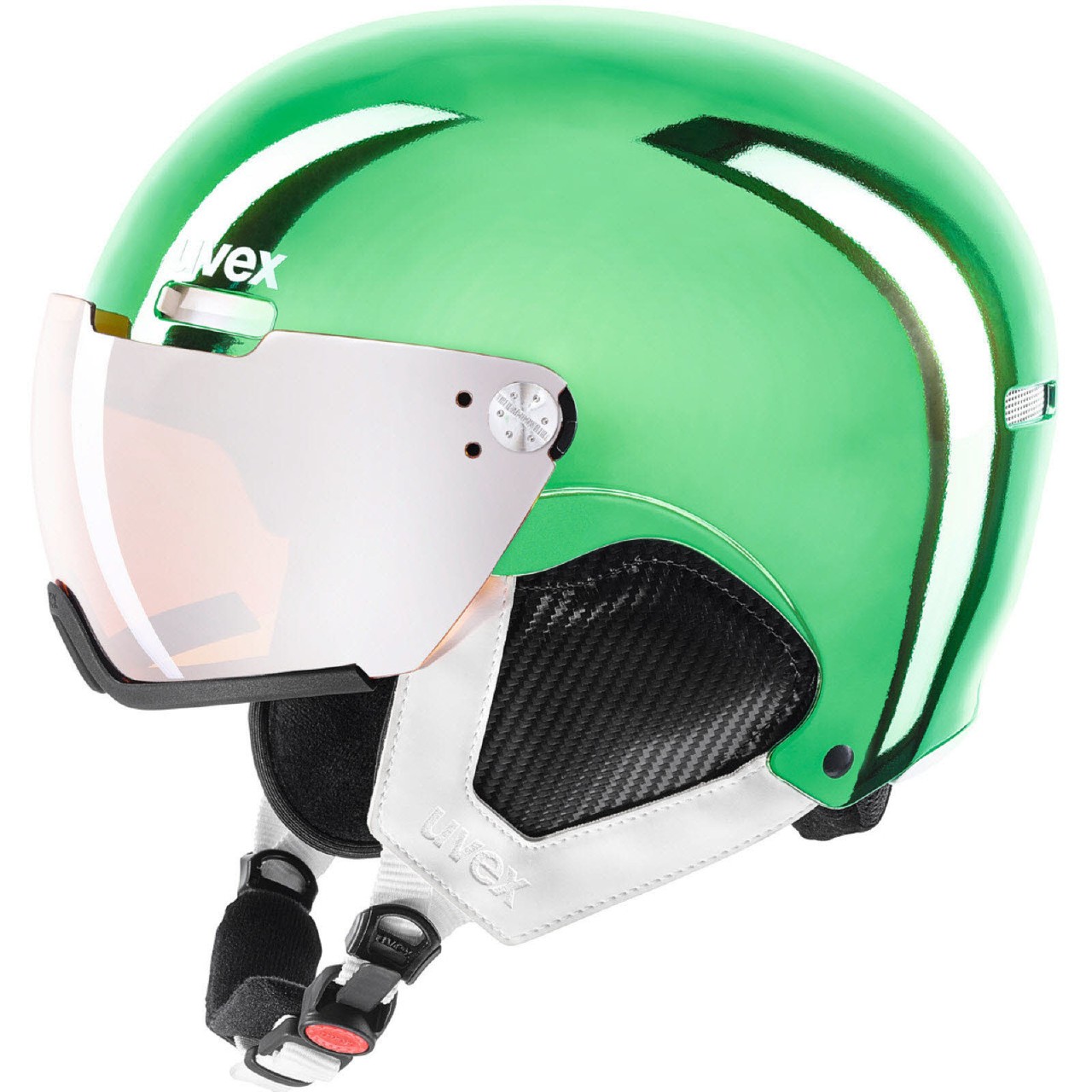Skihelm Helmet 500 Visor Chrome LTD von Uvex