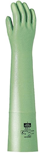 Uvex Chemikalien-Schutzhandschuh rubiflex S NB 60 S aus Nitril, Farbe: grün, Grösse: 11 von uvex