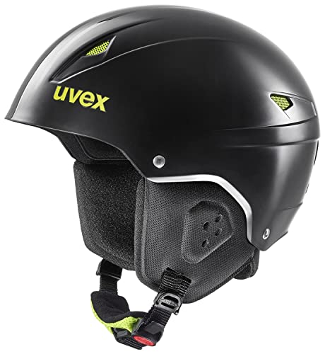 Uvex Eco Skihelm (Größe: 55-58 cm, 20 Black Yellow) von Uvex
