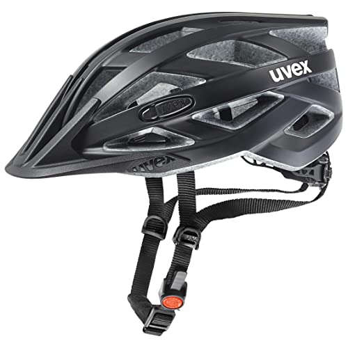 uvex i-vo cc - leichter Allround-Helm für Damen und Herren - individuelle Größenanpassung - erweiterbar mit LED-Licht - black matt - 56-60 cm von Uvex
