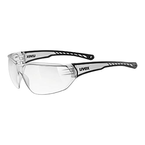 uvex sportstyle 204 - Sportbrille für Damen und Herren - verspiegelt - druckfreier & perfekter Halt - clear/clear - one size von uvex