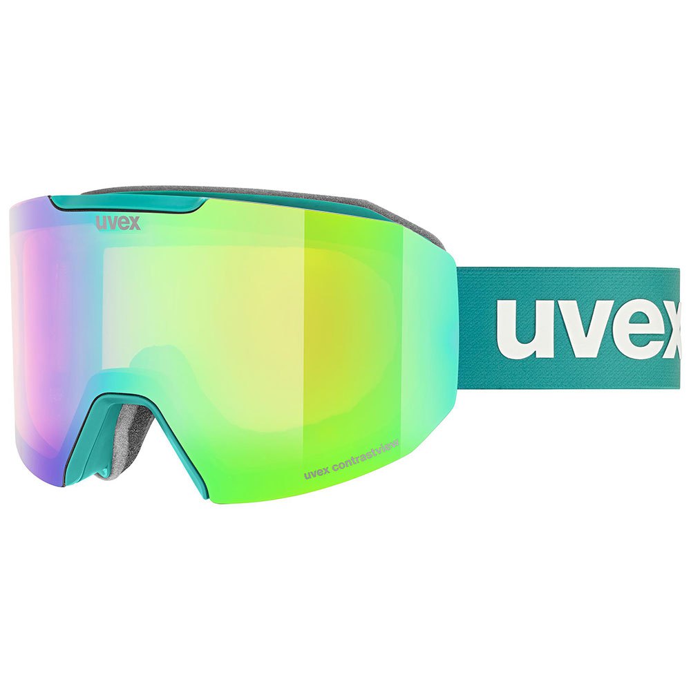 Uvex Evidnt Attract Cv Ski Goggles Grün Mirror Green Contrastview Orange/CAT2+Clear/CAT1 von Uvex