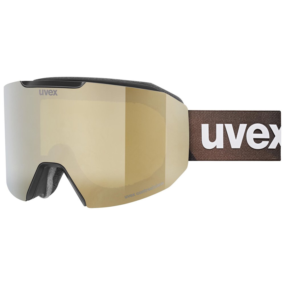 Uvex Evidnt Attract Ski Goggles Schwarz Mirror Copper Contrastview Yellow Clear/CAT2+Yellow Clear/CAT1 von Uvex