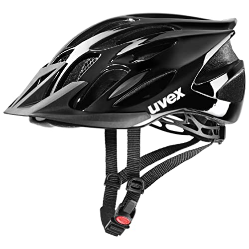 uvex flash - leichter Allround-Helm für Damen und Herren - individuelle Größenanpassung - waschbare Innenausstattung - black - 53-56 cm von Uvex