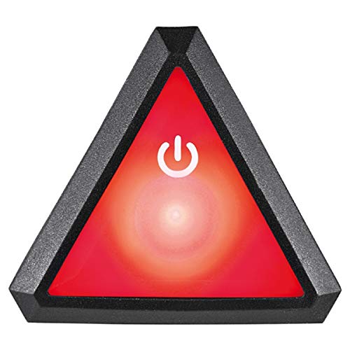 uvex Unisex – Erwachsene, plug-in LED für quatro/gravel x Zubehör, black-red, one size von Uvex