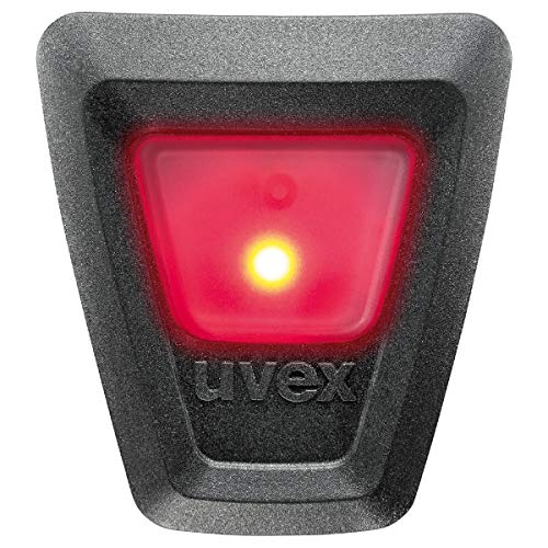 uvex Plug-in LED XB052 Active Fahrradhelm Beleuchtung, Red-Black, one Size von Uvex