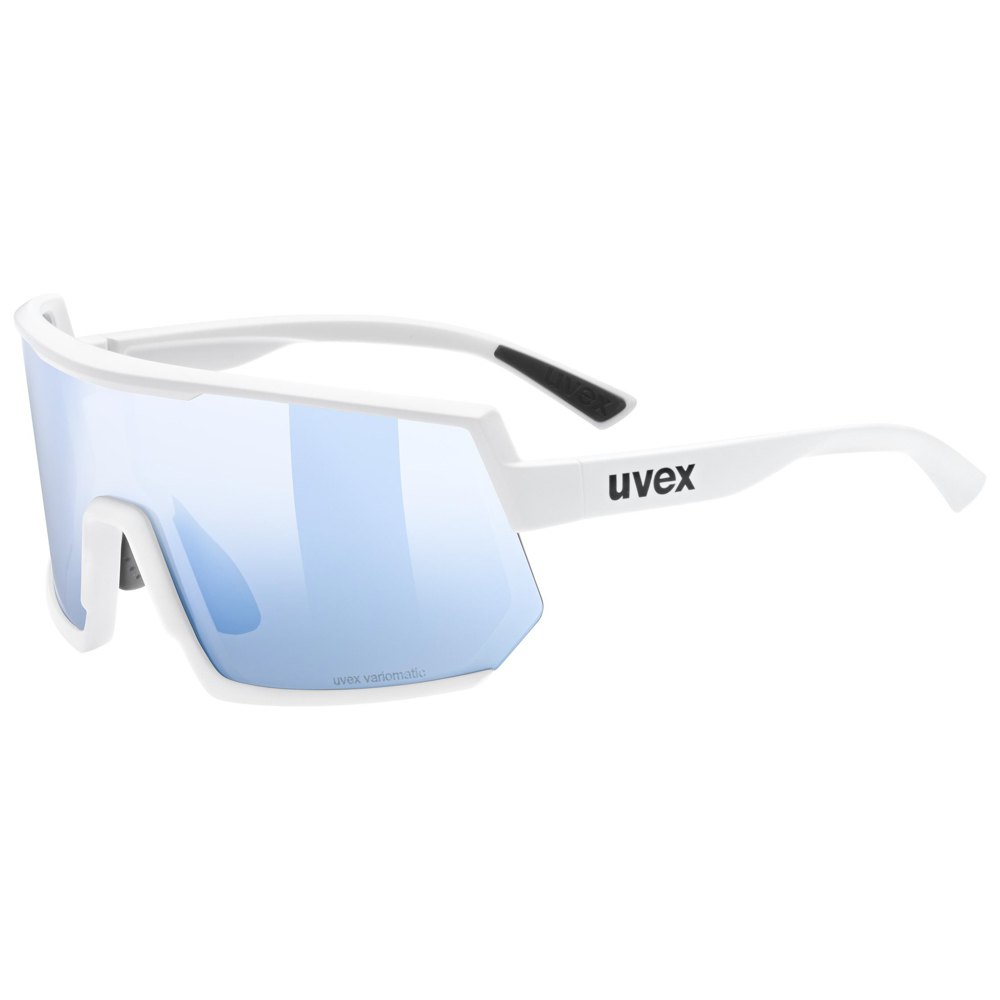 Uvex Sportstyle 235 Variomatic Photochromic Sunglasses Weiß Variomatic Litemirror Blue/CAT1-3 von Uvex