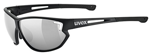 uvex Unisex-Erwachsene Sportstyle 810 Sportbrille, Black mat, One Size von Uvex