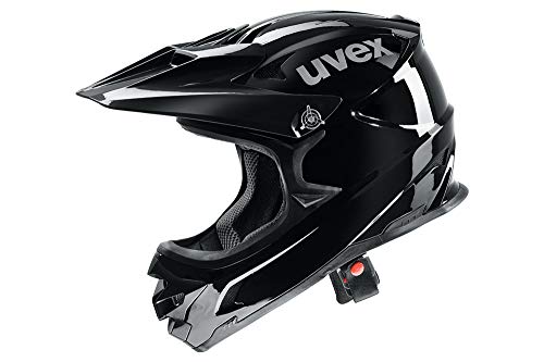 uvex hlmt 10 bike - robuster MTB-Helm für Damen und Herren - vier verfügbare Schalengrößen - abnehmbarer Schirm - black - 54-56 cm von Uvex
