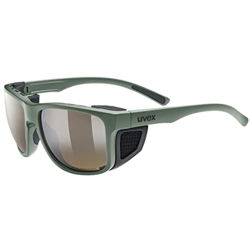 uvex sportstyle 312 VPX - Sportbrille für Damen und Herren - selbsttönend - polarisiert - moss green matt/brown - one size von Uvex