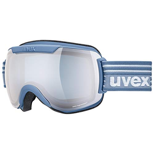 uvex downhill 2000 FM - Skibrille für Damen und Herren - verspiegelt - verzerrungs- & beschlagfrei - lagune matt/silver-blue - one size von Uvex