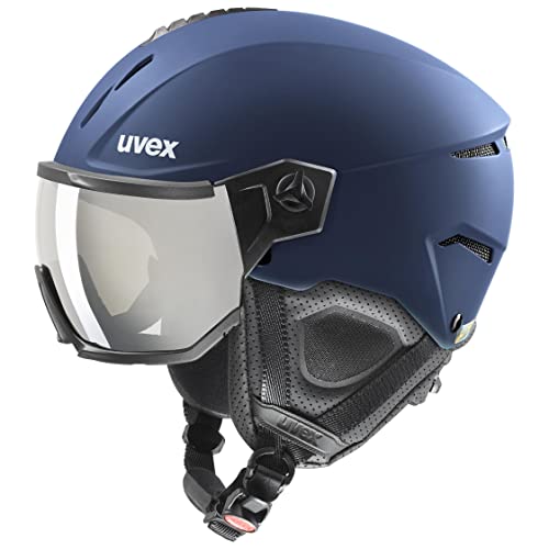 uvex Unisex – Erwachsene, Instinct Visor Skihelm, Navy matt, 56-58 cm von Uvex