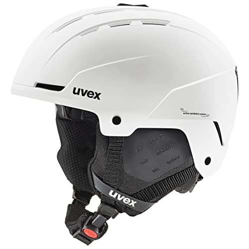 uvex Stance - robuster Skihelm für Damen und Herren - individuelle Größenanpassung - optimierte Belüftung - White matt - 58-62 cm von Uvex