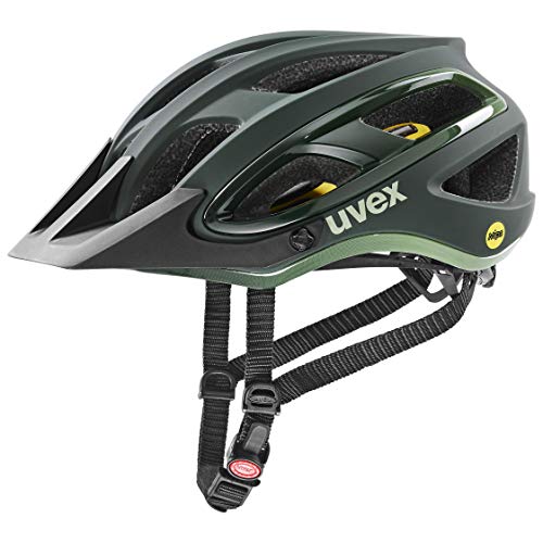 Uvex Unisex – Erwachsene Unbound Fahrradhelm, Forest-Olive mat, 54-58 cm von Uvex