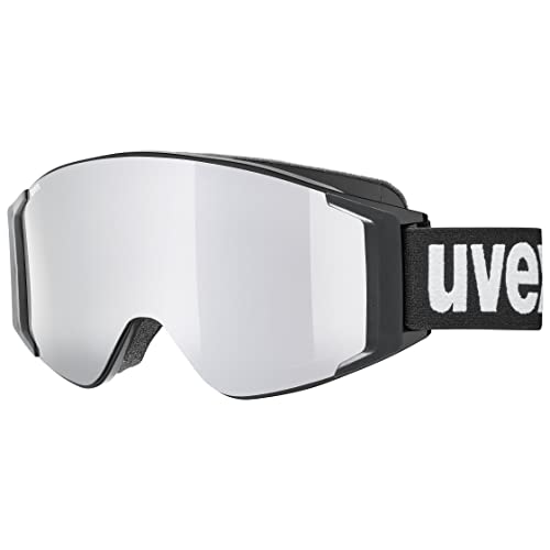 uvex g.gl 3000 TOP - Skibrille für Damen und Herren - polarisiert - mit Wechselscheibe - black/silver-brown - one size von Uvex