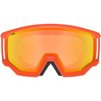 Uvex athletic FM Ski- und Snowboardbrille fierce red mat - mirror orange,schwarz von Uvex