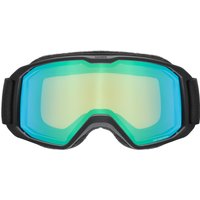Uvex elemnt FM Ski- und Snowboardbrille black mat - mirror green,schwarz von Uvex