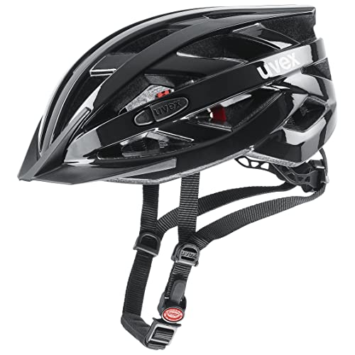 uvex i-vo 3D - leichter Allround-Helm für Damen und Herren - individuelle Größenanpassung - erweiterbar mit LED-Licht - black - 52-57 cm von Uvex