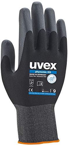 Uvex Phynomic XG Arbeitshandschuhe - 1 Paar Profi-Schutzhandschuhe - 11/2XL 11/2XL, schwarz, 6007011 von uvex