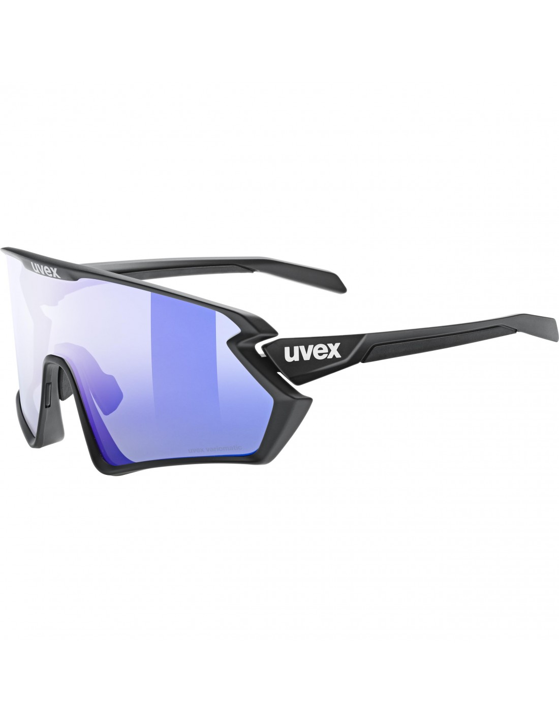 Uvex sportstyle 231 2.0 V, black matt, lens: uvex variomatic ltm. blue Cat. 1-3 von Uvex