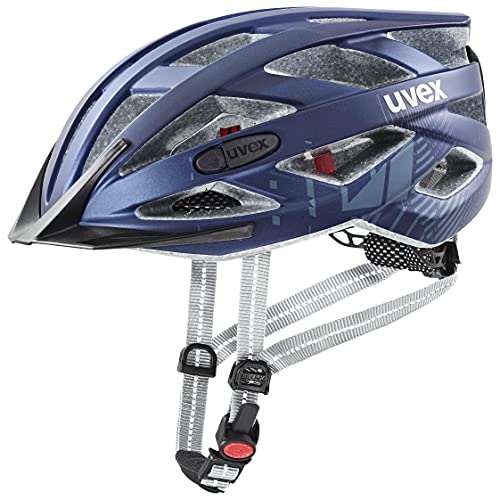uvex city i-vo - leichter City-Helm für Damen und Herren - inkl. LED-Licht - individuelle Größenanpassung - deep space matt - 56-60 cm von Uvex