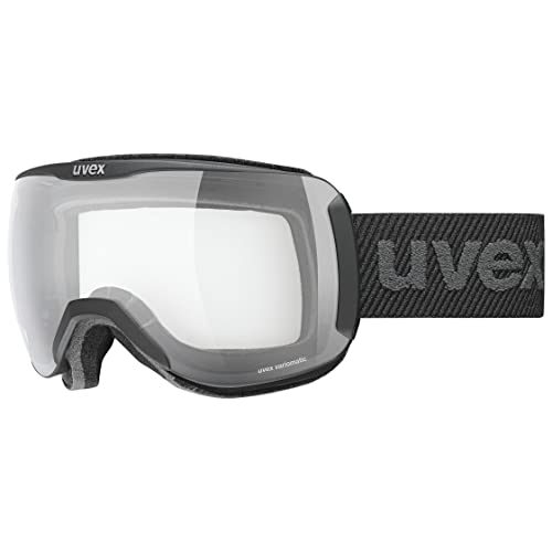 uvex downhill 2100 VP X - Skibrille für Damen und Herren - selbsttönend - polarisiert - black matt/vario-pola - one size von Uvex