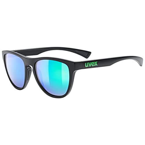 uvex Unisex – Erwachsene, esntl spirit Sonnenbrille, black matt/mirror green, one size von Uvex