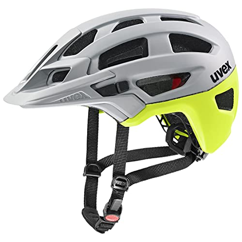 uvex finale 2.0 - sicherer MTB-Helm für Damen und Herren - individuelle Größenanpassung - erweiterbar mit LED-Licht - rhino - neon yellow matt - 56-61 cm von Uvex