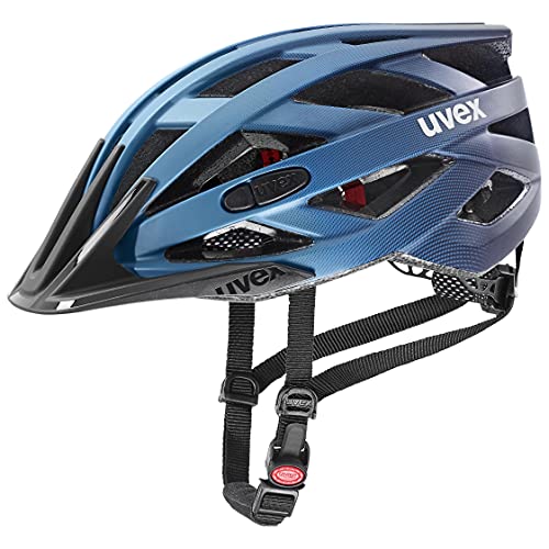 uvex i-vo cc - leichter Allround-Helm für Damen und Herren - individuelle Größenanpassung - erweiterbar mit LED-Licht - deep space matt - 52-57 cm von Uvex