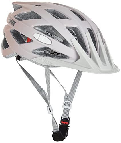 uvex i-vo cc - leichter Allround-Helm für Damen und Herren - individuelle Größenanpassung - erweiterbar mit LED-Licht - grey rose matt - 56-60 cm von Uvex