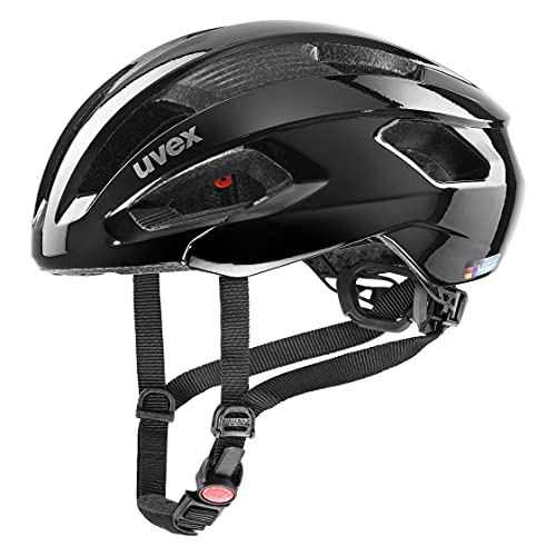 uvex rise - sicherer Performance-Helm für Damen und Herren - individuelle Größenanpassung - optimierte Belüftung - all black - 52-56 cm von Uvex