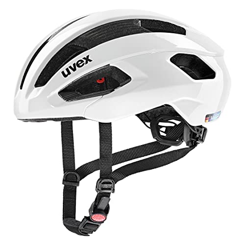 uvex rise - sicherer Performance-Helm für Damen und Herren - individuelle Größenanpassung - optimierte Belüftung - white - 52-56 cm von Uvex