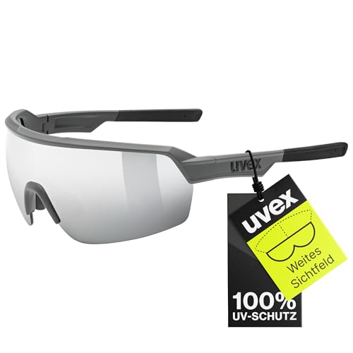 uvex sportstyle 227 - Sportbrille für Damen und Herren - beschlagfrei - verspiegelt - grey matt/mirror silver - one size uvex sportstyle 227 - Sportbrille für Damen und Herren - beschlagfrei - verspiegelt - grey matt/mirror silver - one size von Uvex