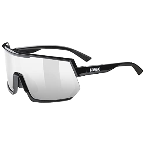 uvex sportstyle 235 - Sportbrille für Damen und Herren - beschlagfrei - druckfreier Tragekomfort & perfekter Halt - black/silver - one size von Uvex