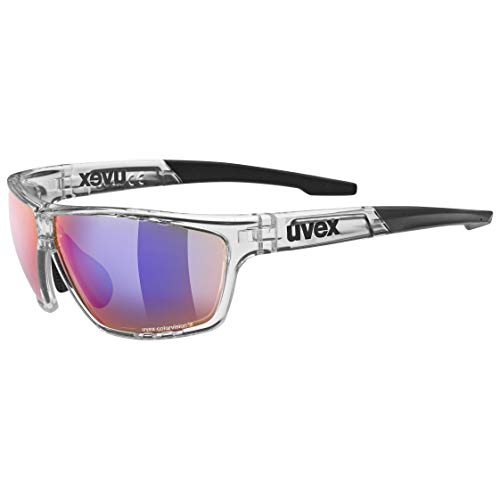 uvex sportstyle 706 CV - Sportbrille für Damen und Herren - konstraststeigernd & verspiegelt - beschlagfreies Sichtfeld - clear/green - one size von Uvex