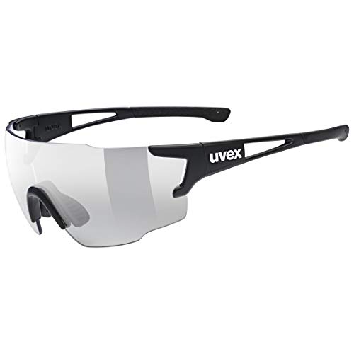 uvex Unisex – Erwachsene, sportstyle 804 V Sportbrille, selbsttönend, black mat/smoke, one size von Uvex