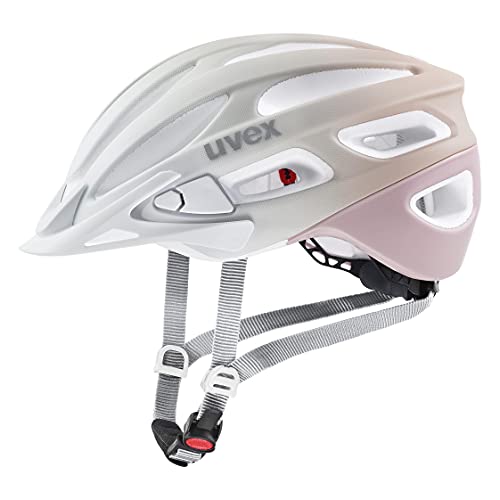uvex true cc - leichter Allround-Helm für Damen - individuelle Größenanpassung - erweiterbar mit LED-Licht - sand-dust rose matt - 55-58 cm von Uvex