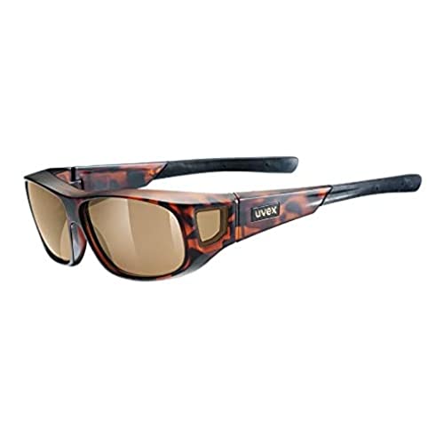 uvex ultra spec m - Sportbrille für Damen und Herren - verspiegelt - für Brillenträger geeignet - havanna/brown - one size von Uvex