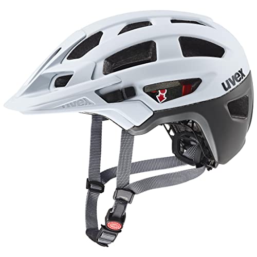 uvex finale 2.0 - sicherer MTB-Helm für Damen und Herren - individuelle Größenanpassung - erweiterbar mit LED-Licht - cloud-dark silver matt - 56-61 cm von Uvex
