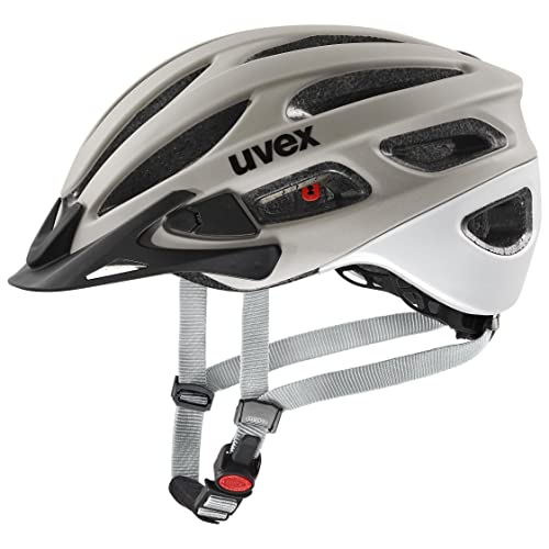 uvex true cc - leichter Allround-Helm für Damen - individuelle Größenanpassung - erweiterbar mit LED-Licht - oak brown-silver - 52-55 cm von Uvex